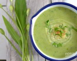 Суп с черемшой