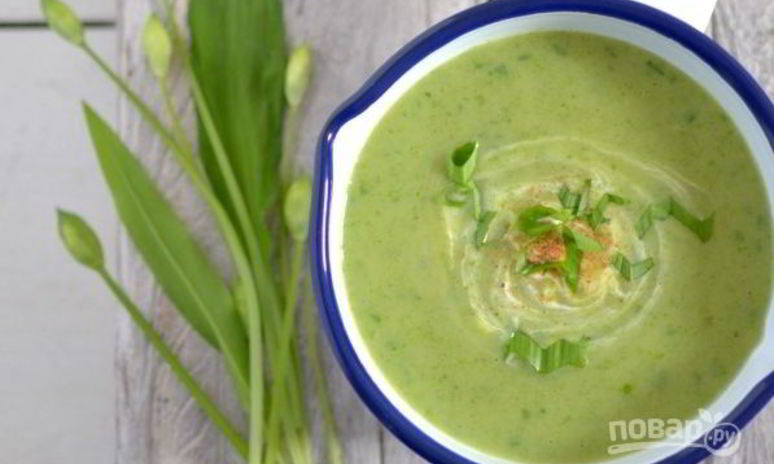 Рецепт супа с черемшой