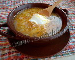 Суп с фаршем