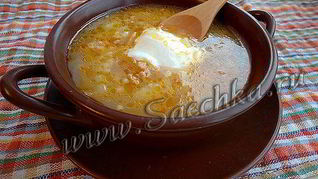 Суп с фаршем