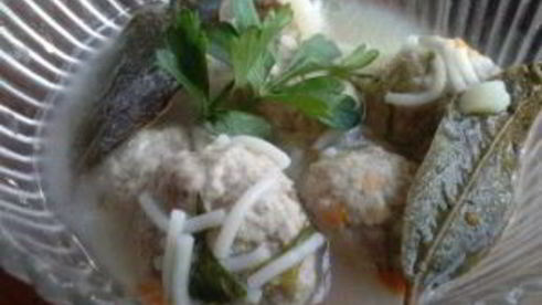 суп с фрикадельками