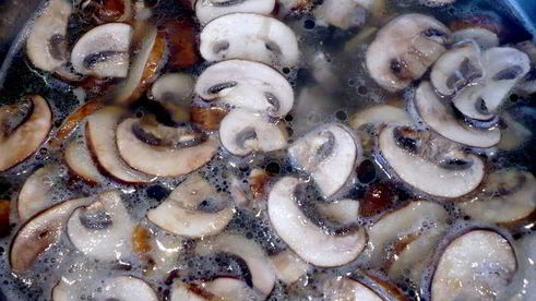 суп с капустой грибочки под крышей