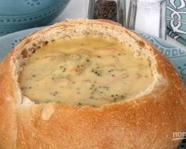 Суп с сыром