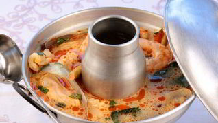 Суп Том ям с кокосовым молоком