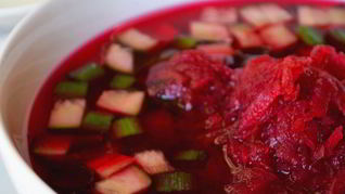 Холодный свекольник