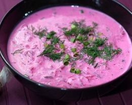 Свекольник на кефире