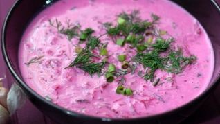 Свекольник на кефире