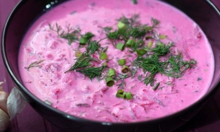 Рецепт свекольника на кефире