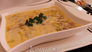Немецкий сырный суп K sesuppe