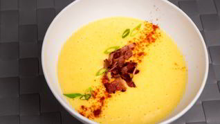 Простой сырный суп