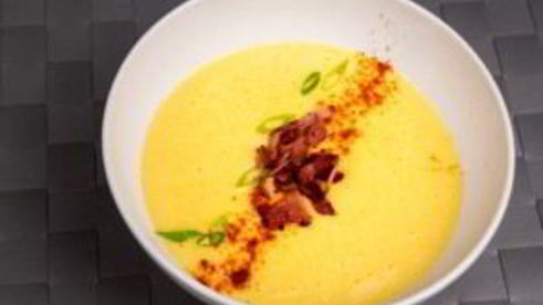 простой сырный суп