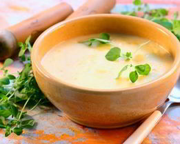 Сырный домашний суп