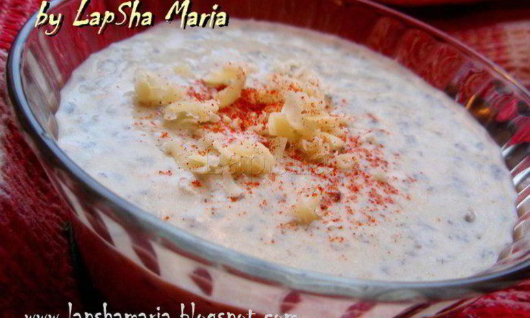 Рецепт сырного крема-супа с грибами и курицей