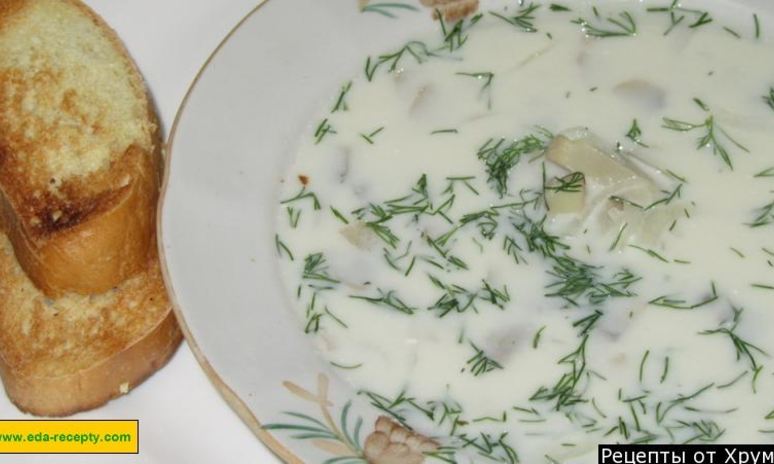 Рецепт сырного супа французского с грибами