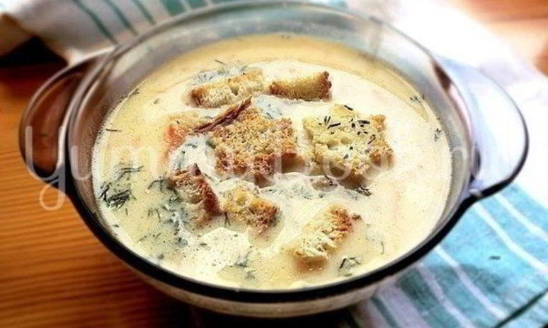 Рецепт сырного супа по-французски