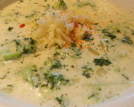 Сырный суп с брокколи