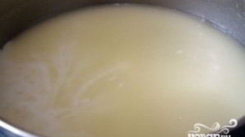 сырный суп с колбасой