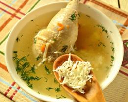 Сырный суп с курицей