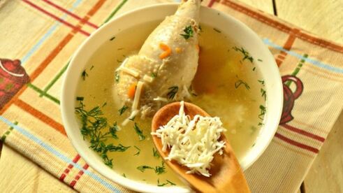 сырный суп с курицей