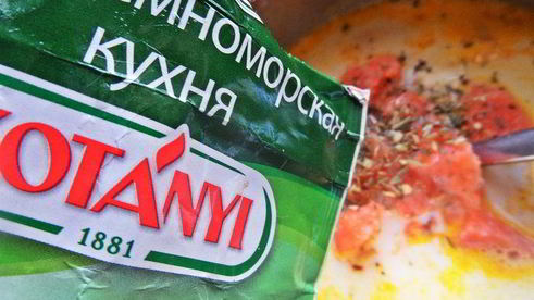 сырный суп с лососем и рисом