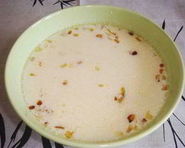 Сырный суп с вермишелью