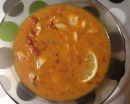 Томатно-рыбный супчик