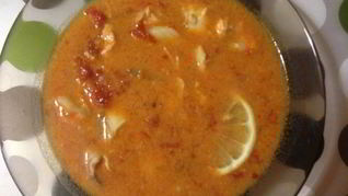 Томатно-рыбный супчик