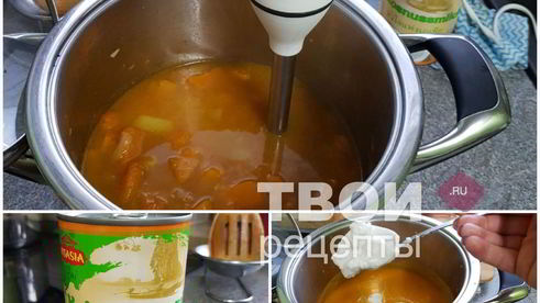 тыквенный суп с кокосовым молоком