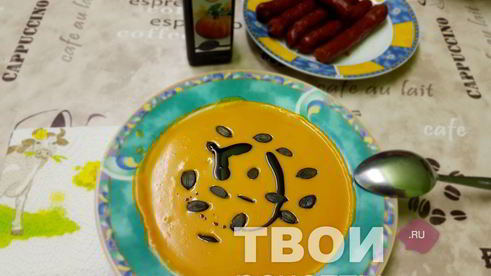 тыквенный суп с кокосовым молоком