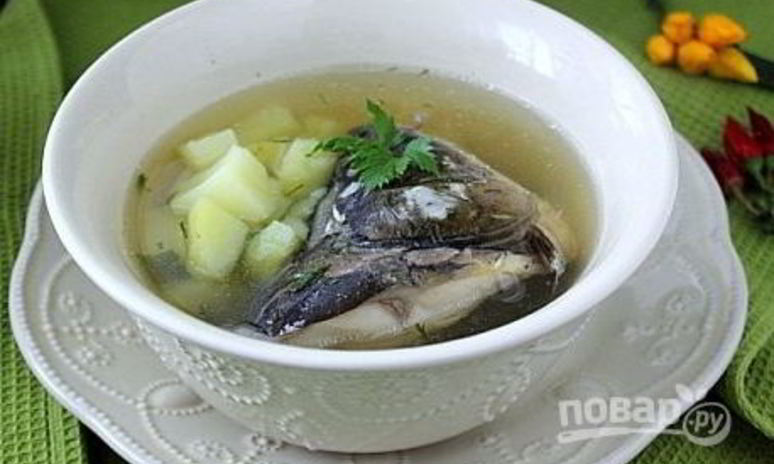 Рецепт ухи из головы карпа