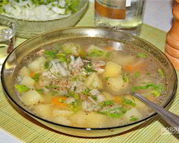 Уха из красной рыбы