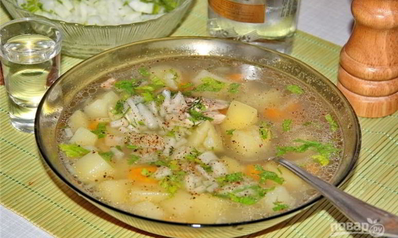 Рецепт ухи из красной рыбы