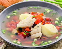 Уха классическая на костре