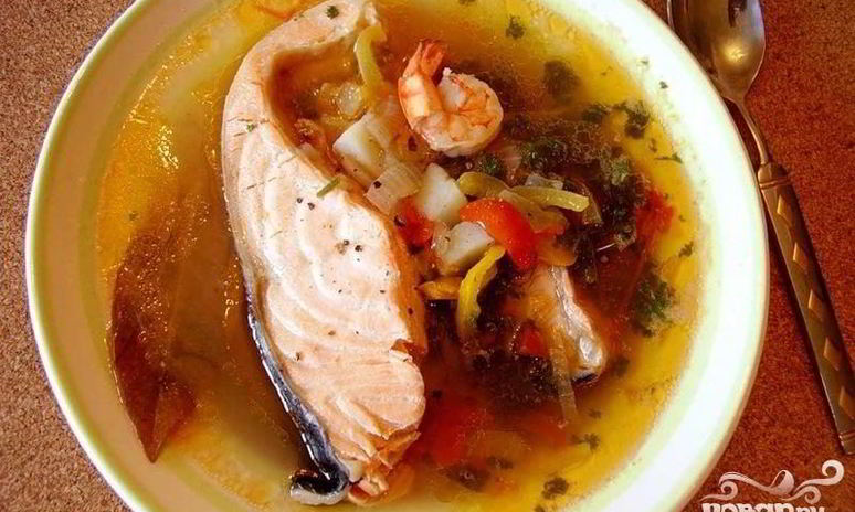 Рецепт ухи опеканной