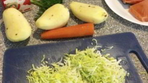 уха по-фински со сливками