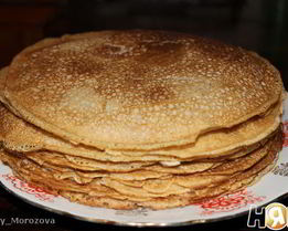 Ароматные блинчики с ржаной мукой