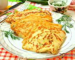 Блинчики из кабачков