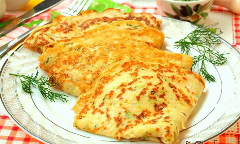 Рецепт блинчиков из кабачков