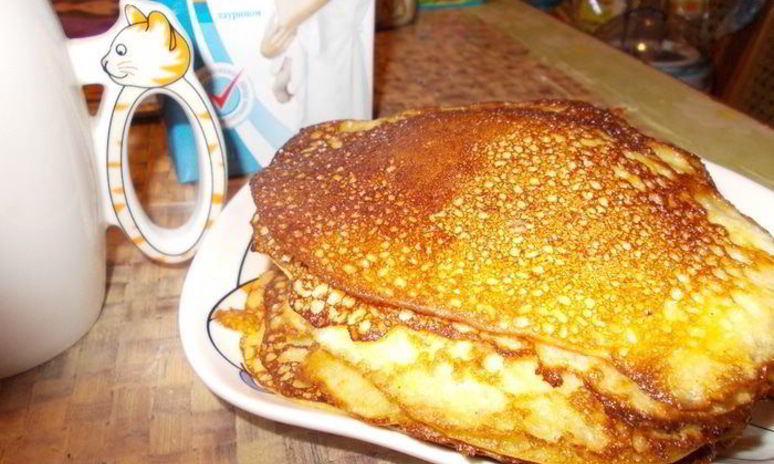 Рецепт блинчиков кукурузных