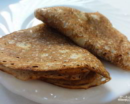 Блинчики постные на воде