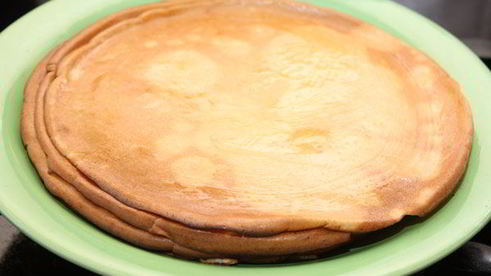 блинчики с икрой