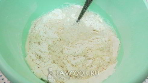 блинчики с мясом, грибами и картошкой