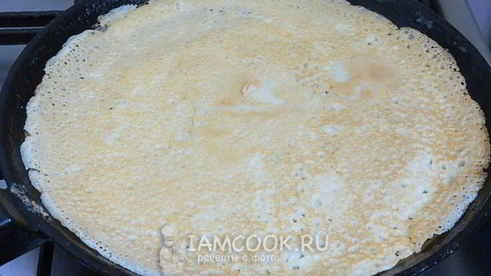 блинчики с мясом, грибами и картошкой