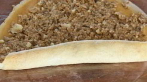 блинчики с мясом и грибами