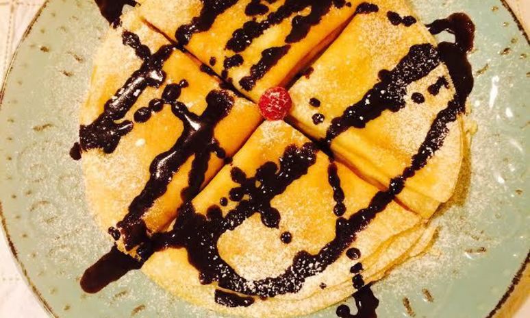 Рецепт блинчиков с шоколадной глазурью