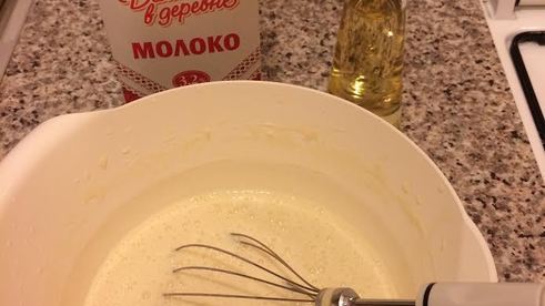 блинчики с шоколадной глазурью