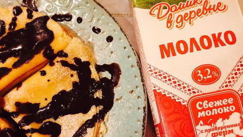 блинчики с шоколадной глазурью