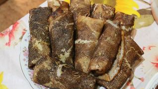 Блинчики с яблоком