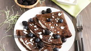 Блины из черемуховой муки