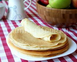 Блины на кефире